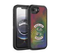 Head Case Designs Officially Licensed Riverdale Snake Skin Print Logo South Side Serpents Ultra-Armoured Shockproof Case [Military Grade Protection] Compatible With Apple iPhone 16e / iPhone 17e
