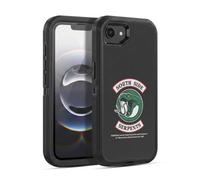 Head Case Designs Officially Licensed Riverdale South Side Serpents Graphics 2 Ultra-Armoured Shockproof Case [Military Grade Protection] Compatible With Apple iPhone 16e / iPhone 17e