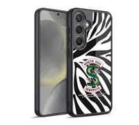 Head Case Designs Officially Licensed Riverdale with Zebra Logo South Side Serpents Gel Armour Case [Military Grade Protection] Compatible With Samsung Galaxy S24 5G
