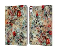Head Case Designs Officially Licensed Riza Peker Fall Florals Leather Wallet Case Compatible With Apple iPad Air 13 2024/2025