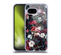 Head Case Designs Officially Licensed Riza Peker Skeletal Bloom Skulls 9 Gel Case [Military Grade Protection] Compatible With Google Pixel 9A
