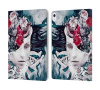 Head Case Designs Officially Licensed Riza Peker Solitude Surreal Leather Wallet Case Compatible With Apple iPad Air 13 2024/2025