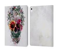 Head Case Designs Officially Licensed Riza Peker Sugar Skulls 6 Leather Wallet Case Compatible With Apple iPad Air 13 2024/2025