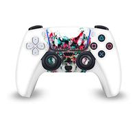 Head Case Designs Officially Licensed Riza Peker Wolf Art Mix Vinyl Faceplate Sticker Gaming Skin Decal Cover Compatible With Sony PlayStation 5 PS5 DualSense Controller