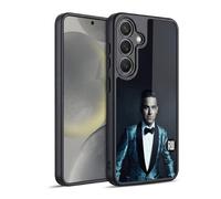 Head Case Designs Officially Licensed Robbie Williams Dark Background Calendar Gel Armour Case [Military Grade Protection] Compatible With Samsung Galaxy S24 5G