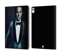 Head Case Designs Officially Licensed Robbie Williams Dark Background Calendar Leather Wallet Case Compatible With Apple iPad Air 13 2024/2025