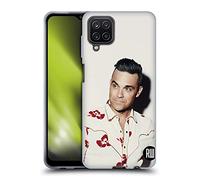 Head Case Designs Officially Licensed Robbie Williams Floral Shirt Calendar Gel Case [Military Grade Protection] Compatible With Samsung Galaxy A12 (2020)