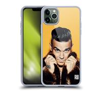 Head Case Designs Officially Licensed Robbie Williams Fur Coat Calendar Gel Case [Military Grade Protection] Compatible with Apple iPhone 11 Pro Max and Compatible with MagSafe