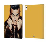 Head Case Designs Officially Licensed Robbie Williams Fur Coat Calendar Leather Wallet Case Compatible With Apple iPad Air 13 2024/2025