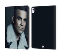 Head Case Designs Officially Licensed Robbie Williams Leather Jacket Calendar Leather Wallet Case Compatible With Apple iPad Air 13 2024/2025