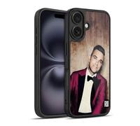 Head Case Designs Officially Licensed Robbie Williams Magenta Tux Calendar Gel Armour Case [Military Grade Protection] Compatible With Apple iPhone 16