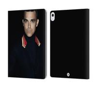 Head Case Designs Officially Licensed Robbie Williams Portrait Calendar Leather Wallet Case Compatible With Apple iPad Air 13 2024/2025