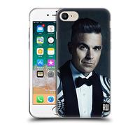 Head Case Designs Officially Licensed Robbie Williams Printed Tux Calendar Gel Case [Military Grade Protection] Compatible with Apple iPhone 7/8 / SE 2020 & 2022 and Compatible with MagSafe