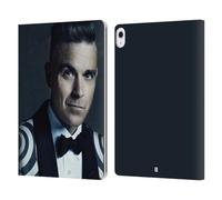 Head Case Designs Officially Licensed Robbie Williams Printed Tux Calendar Leather Wallet Case Compatible With Apple iPad Air 13 2024/2025
