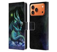 Head Case Designs Officially Licensed Rose Khan Baby Blue Mythic Scale Series Leather Wallet Case Compatible With Apple iPhone 17 Pro Max