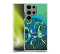Head Case Designs Officially Licensed Rose Khan Green Summer Unicorns Hard Back Case Compatible With Samsung Galaxy S24 Ultra 5G