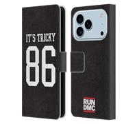 Head Case Designs Officially Licensed Run-D.M.C. It's Tricky Key Art Leather Wallet Case Compatible With Apple iPhone 17 Pro