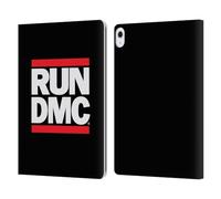 Head Case Designs Officially Licensed Run-D.M.C. Logo Key Art Leather Wallet Case Compatible With Apple iPad Air 13 2024/2025