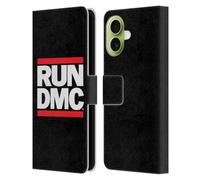 Head Case Designs Officially Licensed Run-D.M.C. Logo Key Art Leather Wallet Case Compatible With Apple iPhone 17