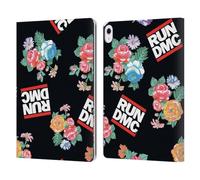 Head Case Designs Officially Licensed Run-D.M.C. Pattern Key Art Leather Wallet Case Compatible With Apple iPad Air 13 2024/2025