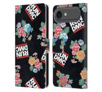 Head Case Designs Officially Licensed Run-D.M.C. Pattern Key Art Leather Wallet Case Compatible With Apple iPhone 17 Air
