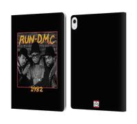 Head Case Designs Officially Licensed Run-D.M.C. Photo 1982 Key Art Leather Wallet Case Compatible With Apple iPad Air 13 2024/2025