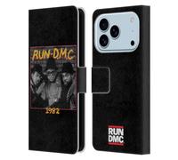 Head Case Designs Officially Licensed Run-D.M.C. Photo 1982 Key Art Leather Wallet Case Compatible With Apple iPhone 17 Pro