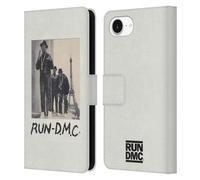 Head Case Designs Officially Licensed Run-D.M.C. Polaroid Key Art Leather Wallet Case Compatible With Apple iPhone 16e