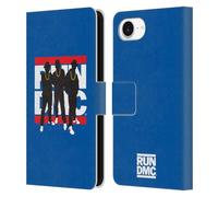 Head Case Designs Officially Licensed Run-D.M.C. Silhouette Key Art Leather Wallet Case Compatible With Apple iPhone 16e
