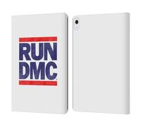 Head Case Designs Officially Licensed Run-D.M.C. Silhouette USA Key Art Leather Wallet Case Compatible With Apple iPad Air 13 2024/2025
