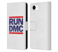 Head Case Designs Officially Licensed Run-D.M.C. Silhouette USA Key Art Leather Wallet Case Compatible With Apple iPhone 16e
