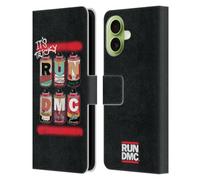 Head Case Designs Officially Licensed Run-D.M.C. Spray Cans Key Art Leather Wallet Case Compatible With Apple iPhone 17