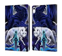 Head Case Designs Officially Licensed Ruth Thompson Alpha Blade & Fantasy Wolf Dragons with Swords Leather Wallet Case Compatible With Apple iPad 10.9 2022/2025