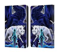 Head Case Designs Officially Licensed Ruth Thompson Alpha Blade & Fantasy Wolf Dragons with Swords Leather Wallet Case Compatible With Amazon Kindle 11th Gen 6in 2022