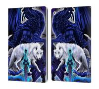 Head Case Designs Officially Licensed Ruth Thompson Alpha Blade & Fantasy Wolf Dragons with Swords Leather Wallet Case Compatible With Apple iPad 10.2 2019/2020/2021