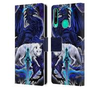 Head Case Designs Officially Licensed Ruth Thompson Alpha Blade & Fantasy Wolf Dragons with Swords Leather Wallet Case Compatible With Huawei P40 lite E