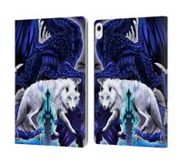Head Case Designs Officially Licensed Ruth Thompson Alpha Blade & Fantasy Wolf Dragons with Swords Leather Wallet Case Compatible With Apple iPad Air 13 2024/2025