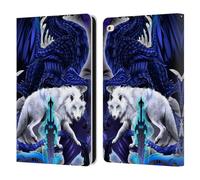 Head Case Designs Officially Licensed Ruth Thompson Alpha Blade & Fantasy Wolf Dragons with Swords Leather Wallet Case Compatible With Apple iPad Air 2 (2014)