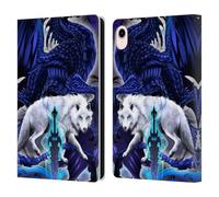 Head Case Designs Officially Licensed Ruth Thompson Alpha Blade & Fantasy Wolf Dragons with Swords Leather Wallet Case Compatible With Apple iPad mini (2021/2024)