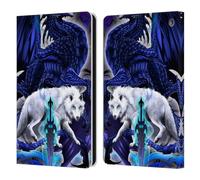 Head Case Designs Officially Licensed Ruth Thompson Alpha Blade & Fantasy Wolf Dragons with Swords Leather Wallet Case Compatible With Fire HD 8/Fire HD 8 Plus 2020