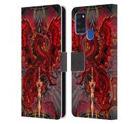 Head Case Designs Officially Licensed Ruth Thompson Blood Blade Fantasy Dragons with Swords Leather Wallet Case Compatible With Samsung Galaxy A21s (2020)