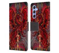 Head Case Designs Officially Licensed Ruth Thompson Blood Blade Fantasy Dragons with Swords Leather Wallet Case Compatible With Samsung Galaxy A34 5G