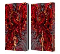 Head Case Designs Officially Licensed Ruth Thompson Blood Blade Fantasy Dragons with Swords Leather Wallet Case Compatible With Amazon Fire 7 2022