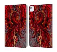 Head Case Designs Officially Licensed Ruth Thompson Blood Blade Fantasy Dragons with Swords Leather Wallet Case Compatible With Apple iPad Air 11 2020/2022/2024/2025