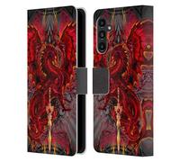 Head Case Designs Officially Licensed Ruth Thompson Blood Blade Fantasy Dragons with Swords Leather Wallet Case Compatible With Samsung Galaxy A13 5G (2021)