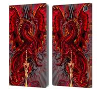 Head Case Designs Officially Licensed Ruth Thompson Blood Blade Fantasy Dragons with Swords Leather Wallet Case Compatible With Amazon Fire Max 11 2023