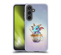 Head Case Designs Officially Licensed Ruth Thompson Boba Tea Cup O Dragons Gel Case [Military Grade Protection] Compatible with Samsung Galaxy S24 FE and Compatible with MagSafe