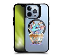 Head Case Designs Officially Licensed Ruth Thompson Boba Tea Cups and Dragons Black Shockproof Bumper Case [Military Grade Protection] Compatible with Apple iPhone 13 Pro and Compatible with MagSafe