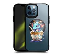 Head Case Designs Officially Licensed Ruth Thompson Boba Tea Cups and Dragons Black Shockproof Bumper Case [Military Grade Protection] Compatible with Apple iPhone 12 Pro and Compatible with MagSafe
