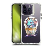 Head Case Designs Officially Licensed Ruth Thompson Boba Tea Cups and Dragons Shockproof Bumper Case [Military Grade Protection] Compatible with Apple iPhone 14 Pro Max and Compatible with MagSafe